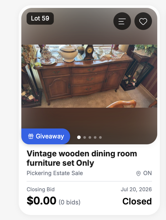 Giveaway Item