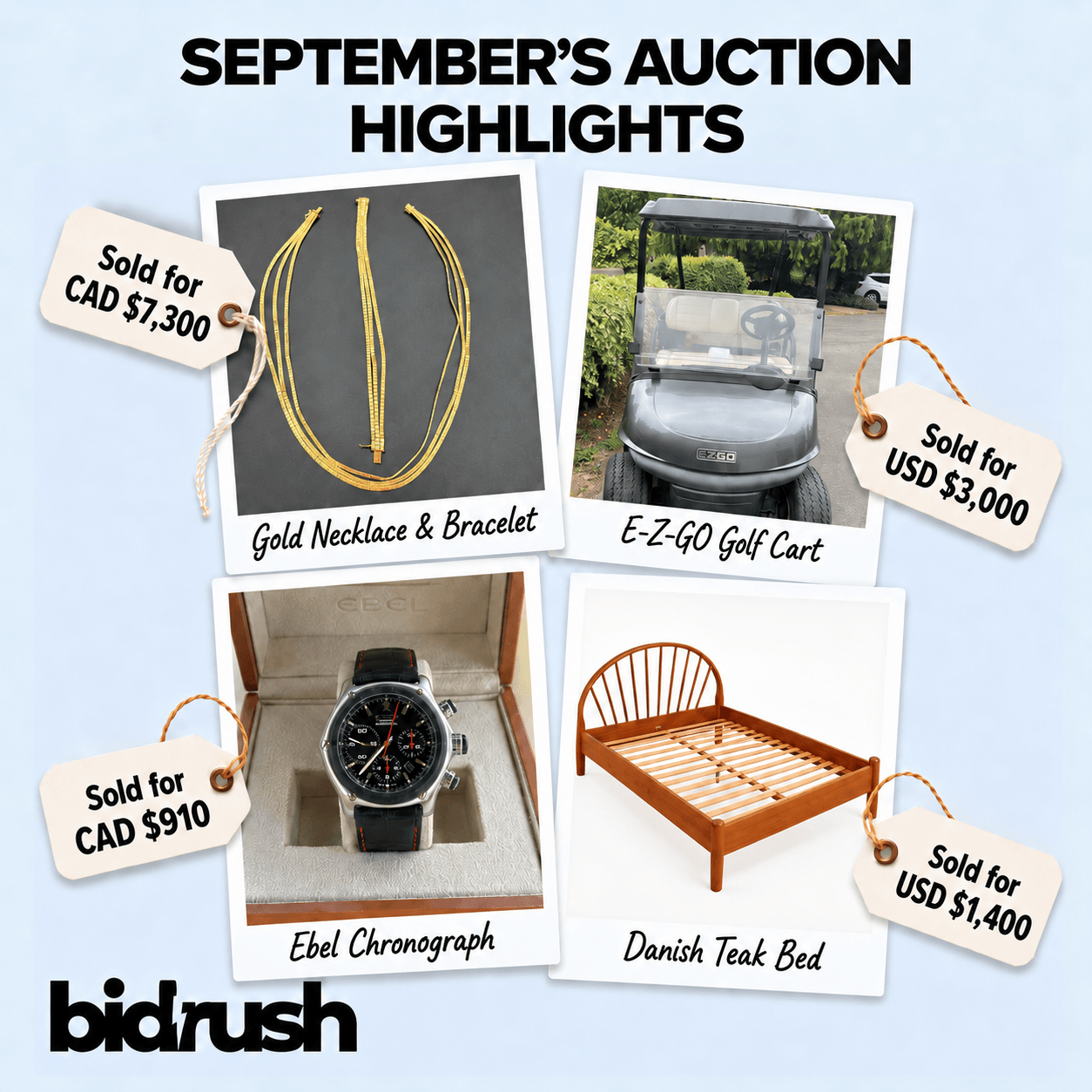 September 2026 BidRush Highlights