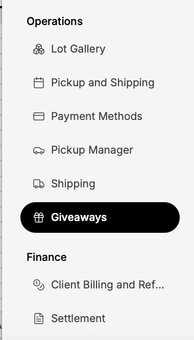 Giveaway
