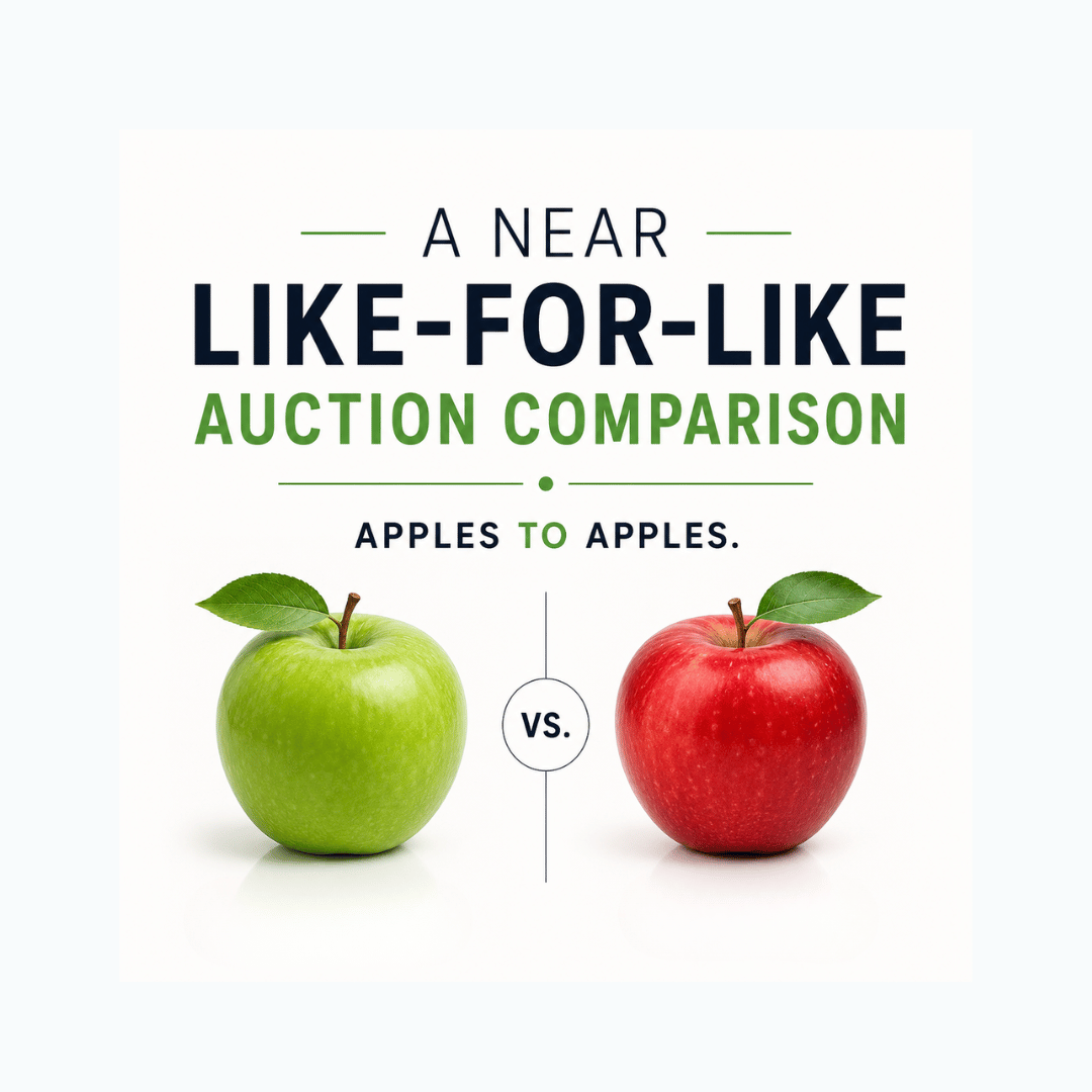 A Near Like-for-Like Auction Comparison